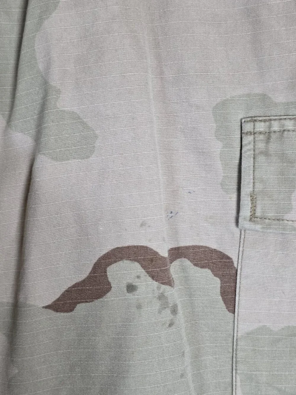 Vintage US Army Pants Mens Large Camo Desert Camouflage Military Stained 90s